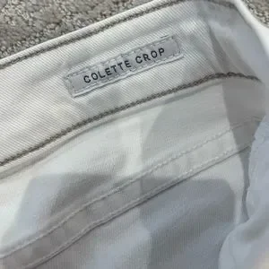 Jeans AGOLDE Colette Crop Skinny - Taille 30 - Blanc Délavé/distressed - Neuve Avec étiquettes
